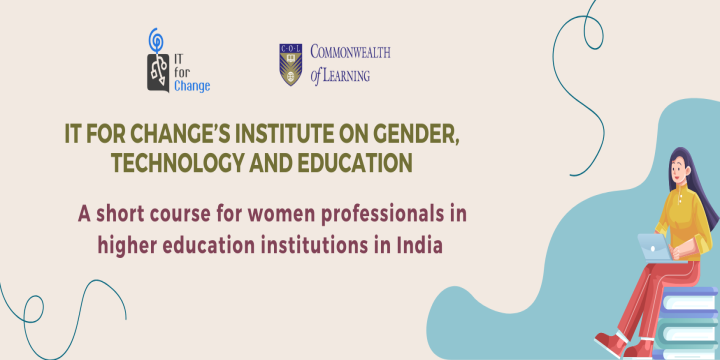 Poster for Institute on Gender, Technology and Education