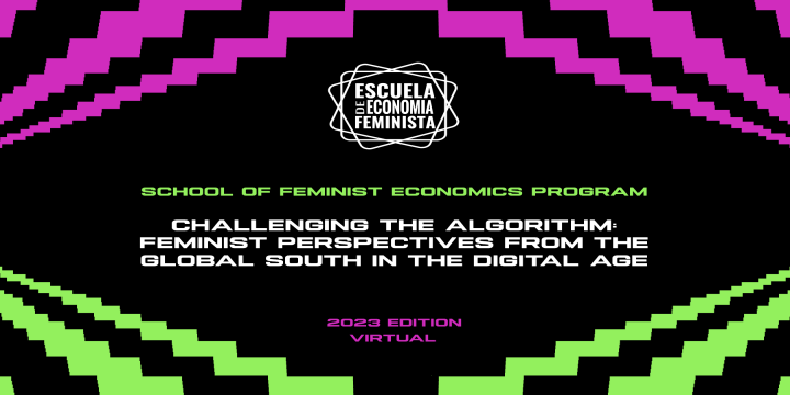 Poster for School of Feminish Economics course