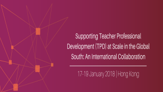 Supporting Teacher Professional Development (TPD) at Scale in the Global South: An International Collaboration
