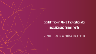Digital Trade in Africa: Implications for inclusion and human rights