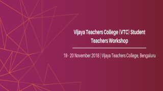 Vijaya Teachers College Student Teachers Workshop