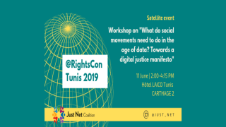 What do social movements need to do in the age of data? Towards a digital justice manifesto
