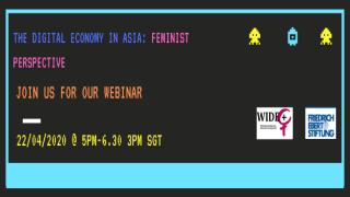FES in Asia and WIDE+ Webinar on Feminist Perspectives on the Digital Economy in Asia