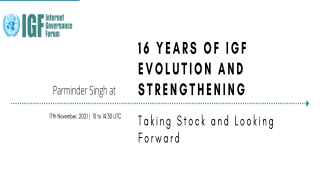 Webinar on 16 Years of IGF Evolution and Strengthening 