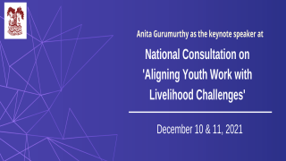 National Consultation on 'Aligning Youth Work with Livelihood Challenges'