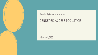 Gendered Access to Justice