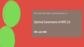 Optimal Governance of NPD 2.0.