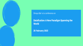 Datafication: A New Paradigm Spanning the World