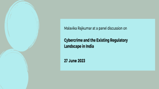 Cybercrime and the Existing Regulatory Landscape in India