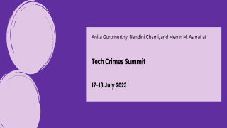 Tech Crimes Summit