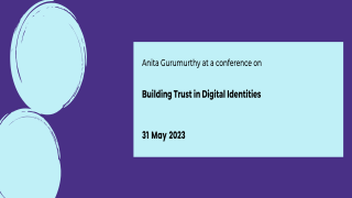 Building Trust in Digital Identities