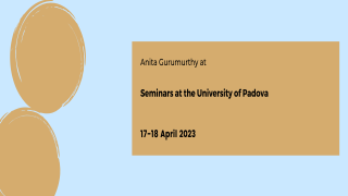 Seminars at the University of Padova