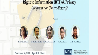 Right to Information (RTI) & Privacy: Congruent or Contradictory?
