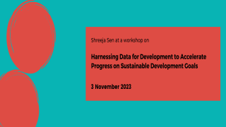 Harnessing Data for Development to Accelerate Progress on Sustainable Development Goals
