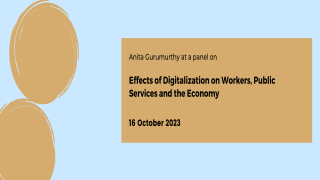 Effects of Digitalization on Workers, Public Services and the Economy