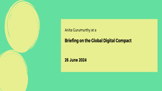 Briefing on the Global Digital Compact