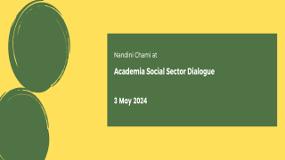 Academia Social Sector Dialogue