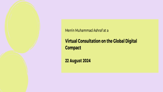 Virtual Consultation on the Global Digital Compact
