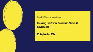 Breaking the Crucial Barriers in Global AI Governance