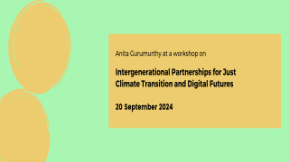Intergenerational Partnerships for Just Climate Transition and Digital Futures