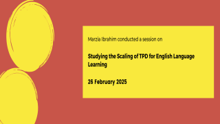 ETI Brown Bag Session 4: Studying the Scaling of TPD for English Language Learning in Karnataka